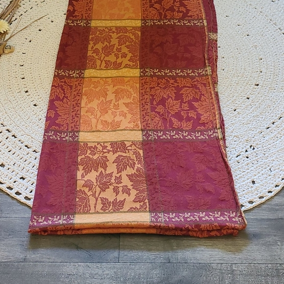 117 BY 50 INCHES FALL TABLE CLOTH, WALL ART MULTI - Picture 8 of 16